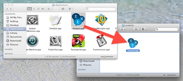 How to move app to application folder mac pro